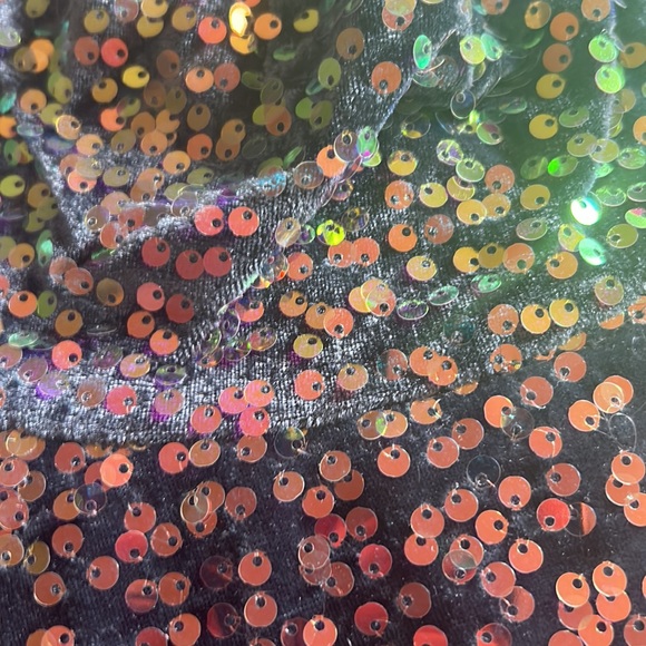 Gemma Sequined Bucket Hat in Purple - Picture 3 of 4